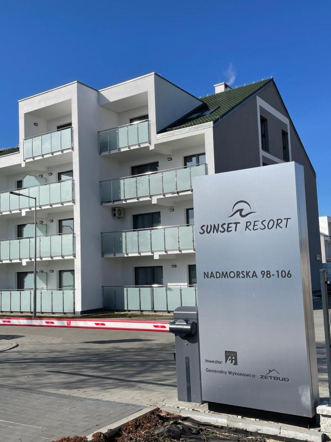 Sunset Resort Apartament Dziesiatka Przy Plazy 그르지보보 외부 사진